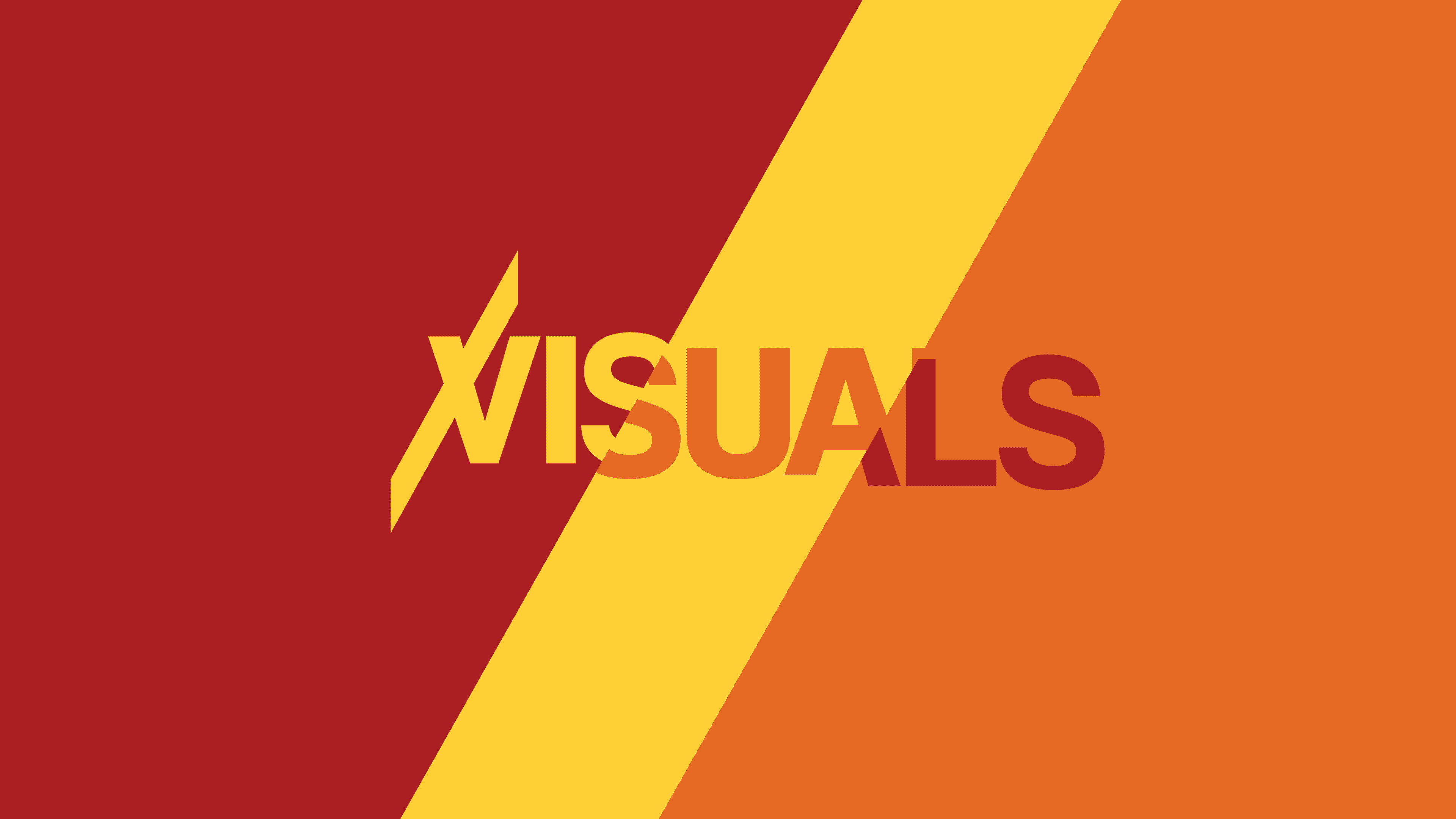 Visuals logo splash background